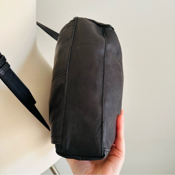 NEW American Leather Co. Black Leather Bag - Picture 6 of 7